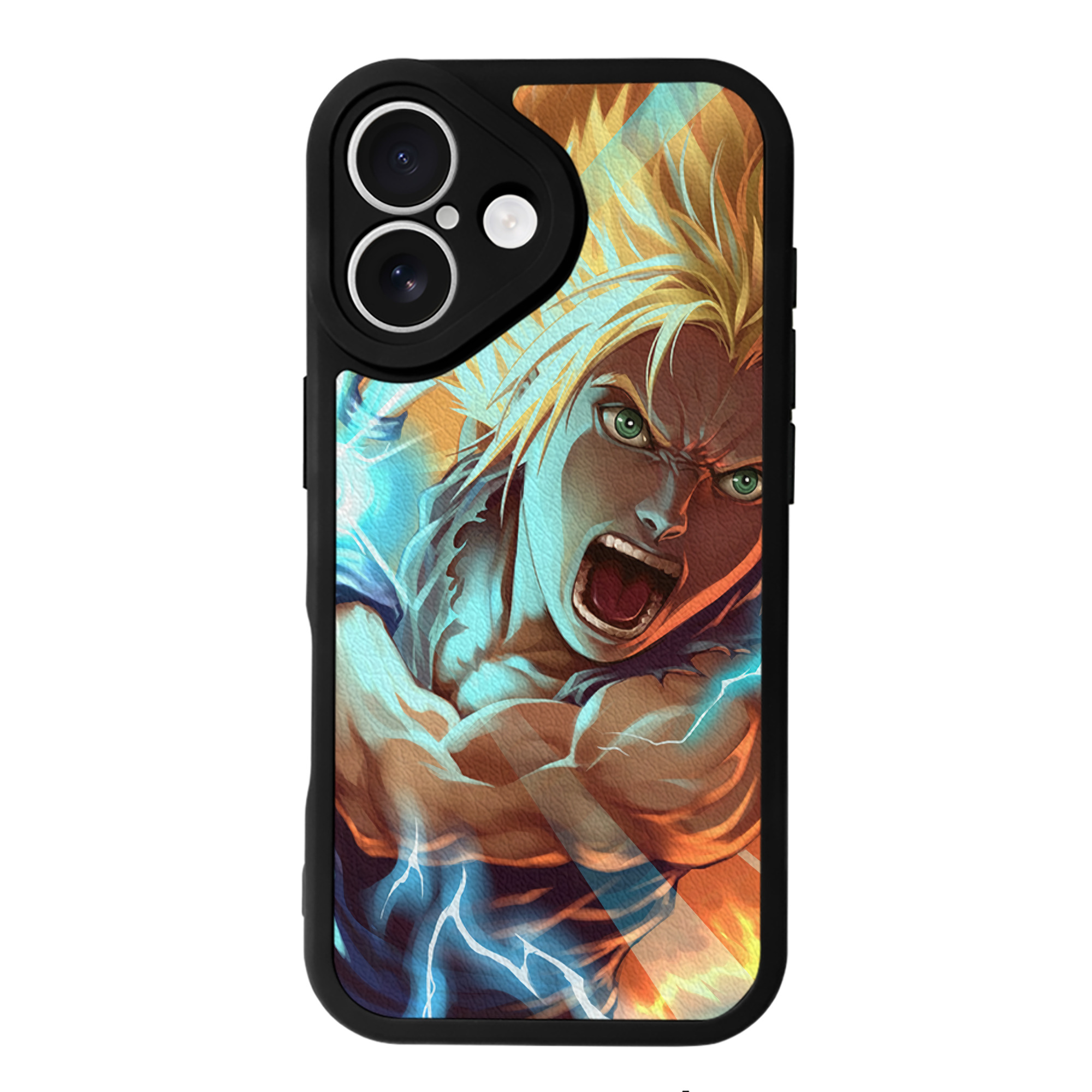（画像用） ドラゴンボール DRAGON BALL 【iPhone 16シリーズ対応】シリコンスマホケース（レザー調） 材質：シリコン